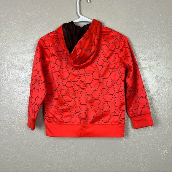 Xersion boy athletic‎ full zip orange black hoddie size small/8 - Picture 5 of 8
